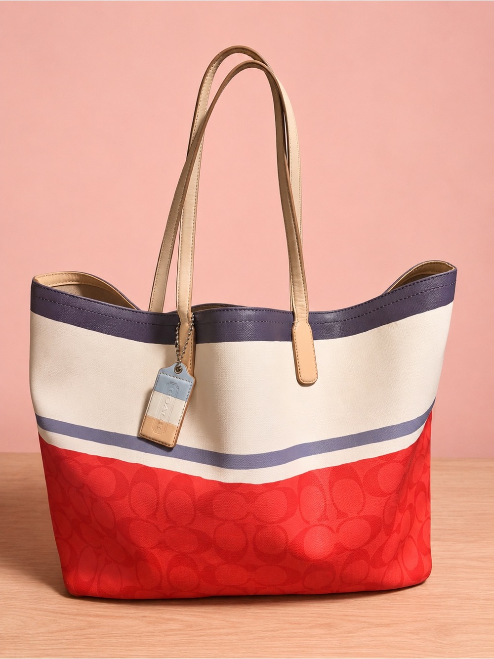 Coach Legacy Signature Painted Stripe